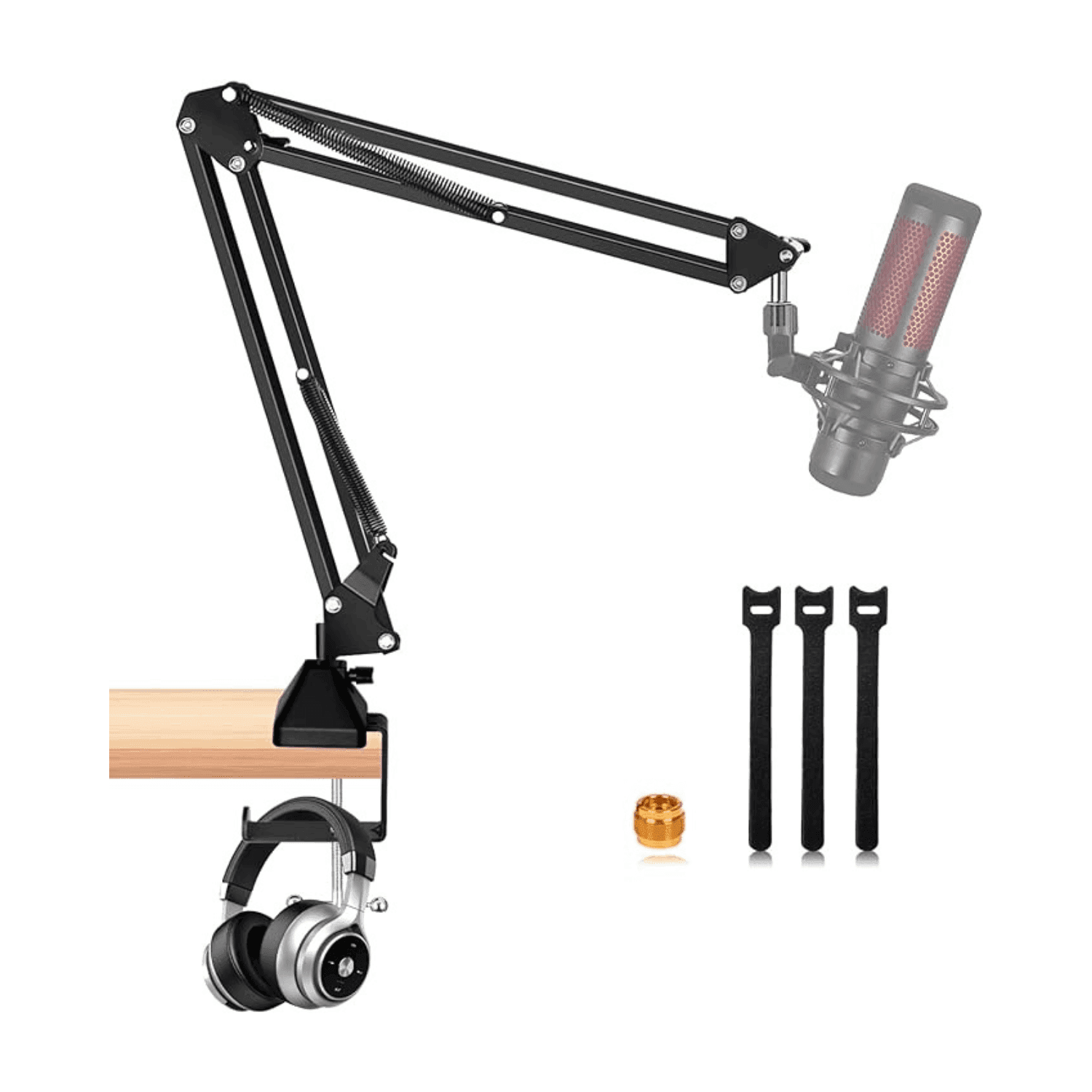 Boom Arm for HyperX QuadCast S Mic, Upgraded Heavy Duty QuadCast
