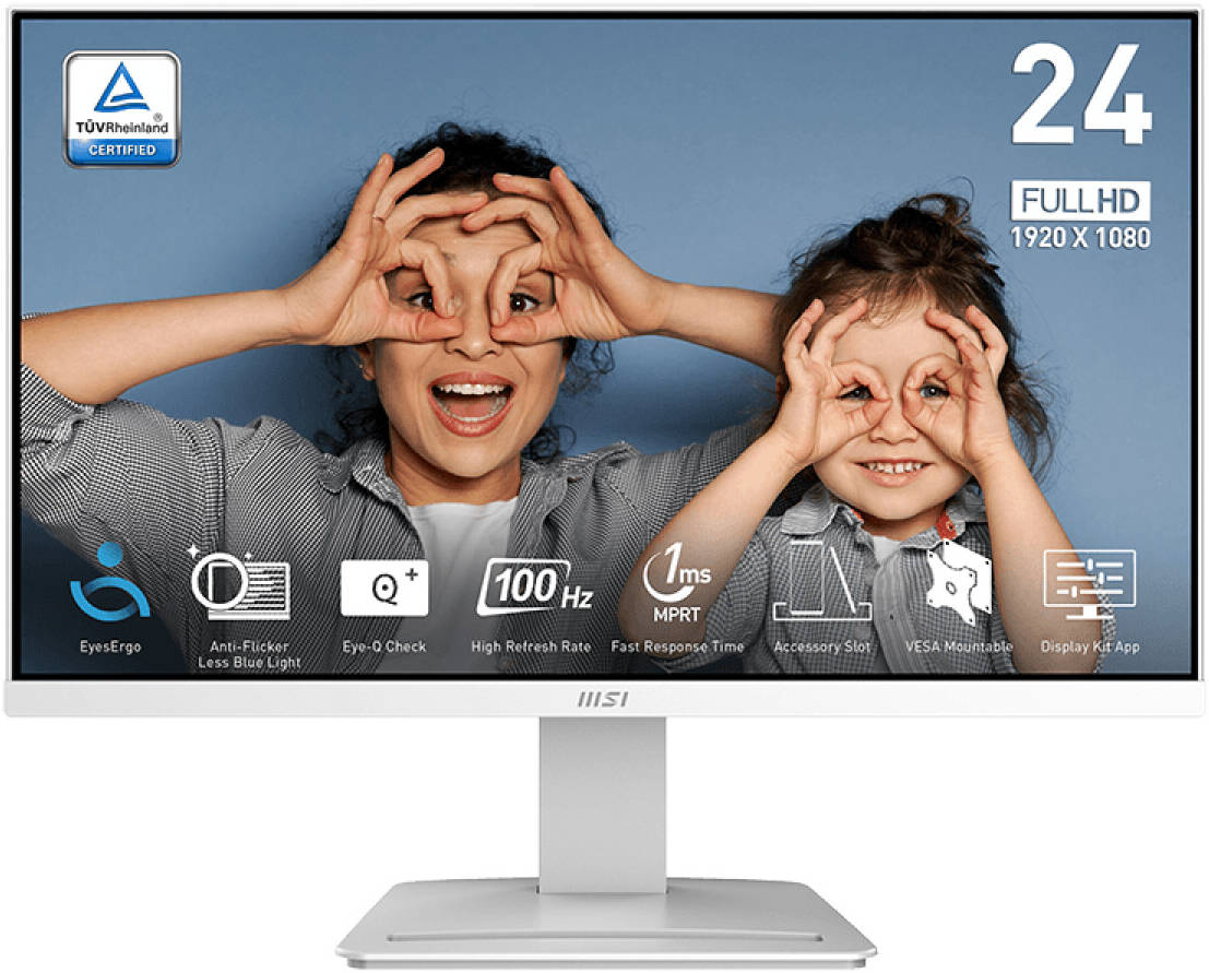 MSI PRO MP2412W Business ,Gaming Monitors, 24 MSI PRO MP2412W Business ,Gaming Monitors, 24