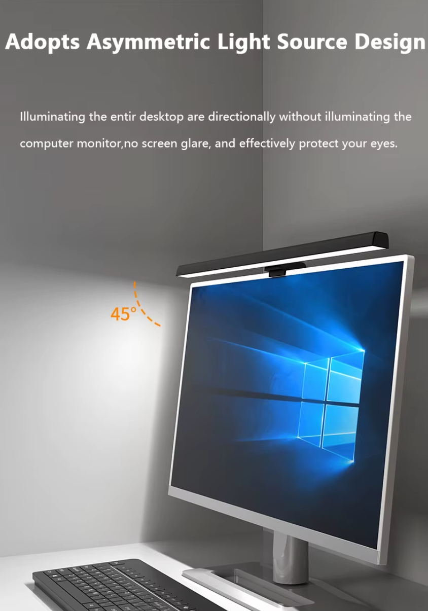 50cm LED Monitor Light Bar – Eye-Care Screen Lamp with Stepless Dimming & USB Power - مصباح شاشة 50 سم