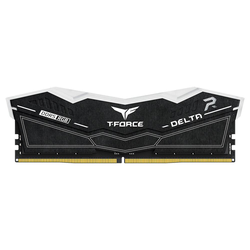 TEAMGROUP T-FORCE DELTA RGB BLACK RAM DDR5 32GB (16GBx2) 5200MHz - ذاكرة العشوائية