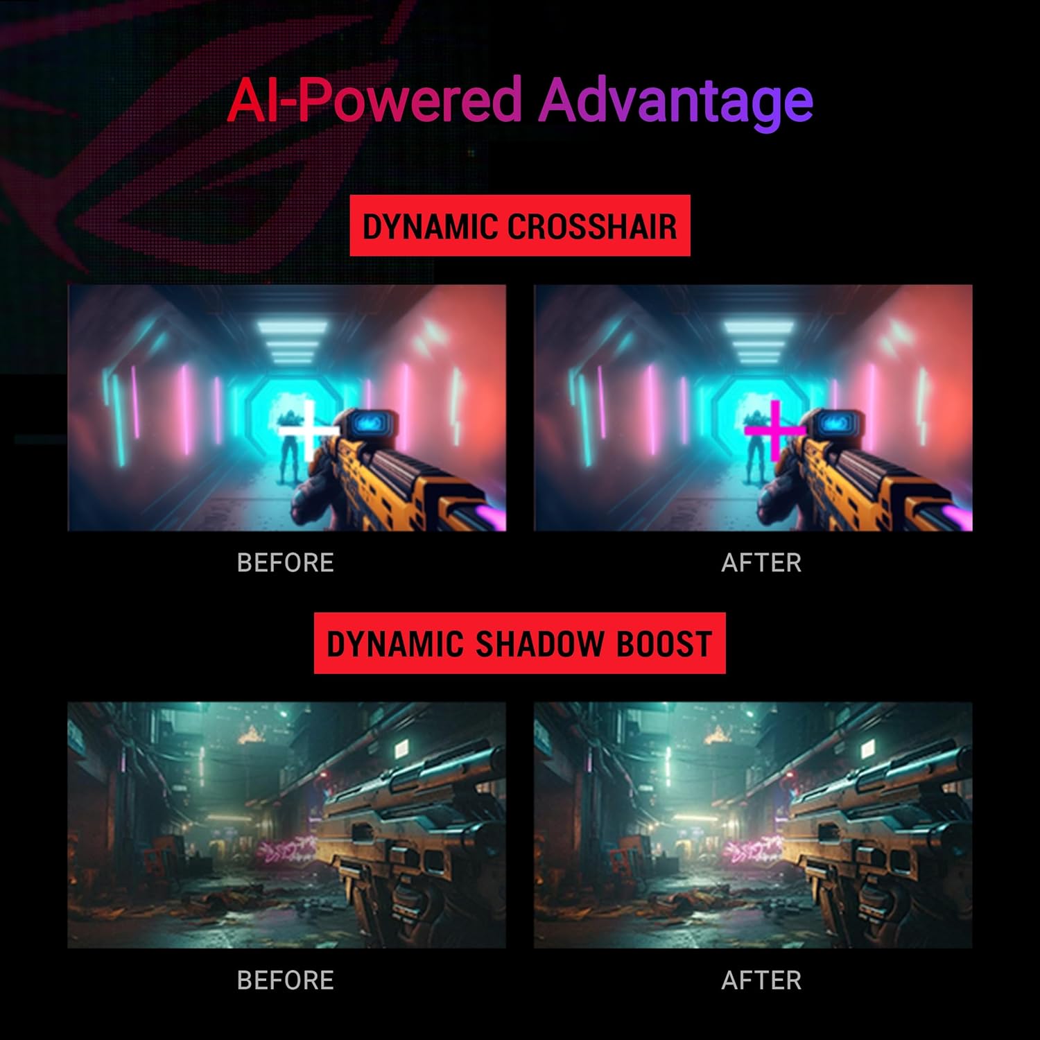 ASUS ROG Strix XG279CNS 27” Gaming Monitor (FHD 1080p, Fast IPS, 380Hz, 0.3ms, G-SYNC & FreeSync, USB-C) - شاشة ألعاب