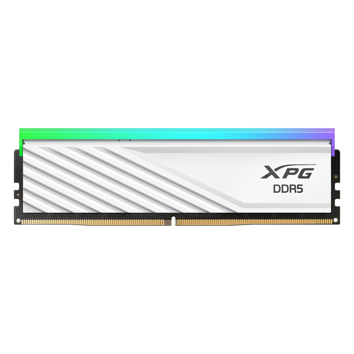 XPG Lancer Blade 32GB (2x16GB) DDR5 6000MHz CL48 White RGB Memory Kit, Intel XMP 3.0 & AMD EXPO - رامات