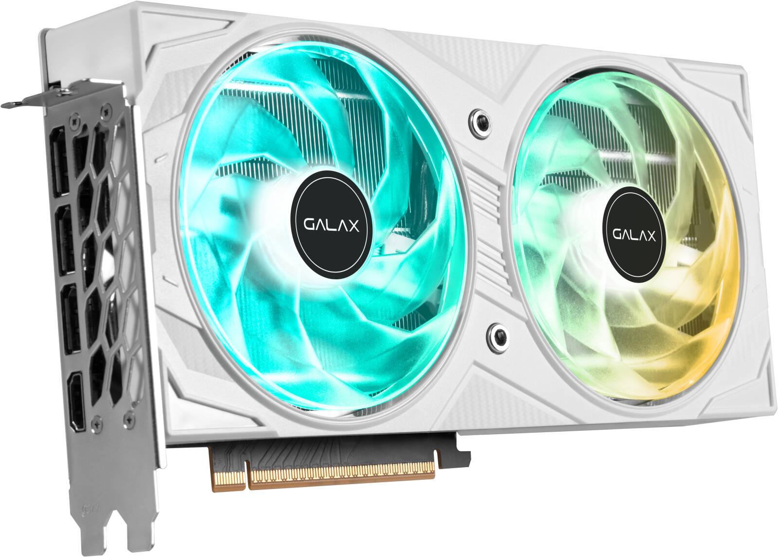 Galax GeForce RTX 5060 Ti EX 8GB Graphics Card GDDR7 White - كرت شاشة أبيض