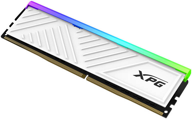 ADATA XPG Spectrix D35G 16GB (8GBX2) 3200Mhz CL- 16 DDR4 RGB RAM  Intel XMP 2.0 / AMD WHITE - الذاكرة العشوائية