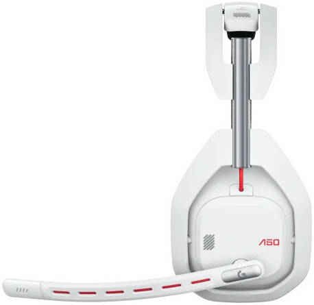 Logitech Astro A50 LIGHTSPEED Wireless Gaming Headset + Base Station (Gen 5), PRO-G GRAPHENE, Switch Between 3 Systems, USB-C to Xbox, PS5, PC/Mac or Nintendo Switch, Bluetooth, White
