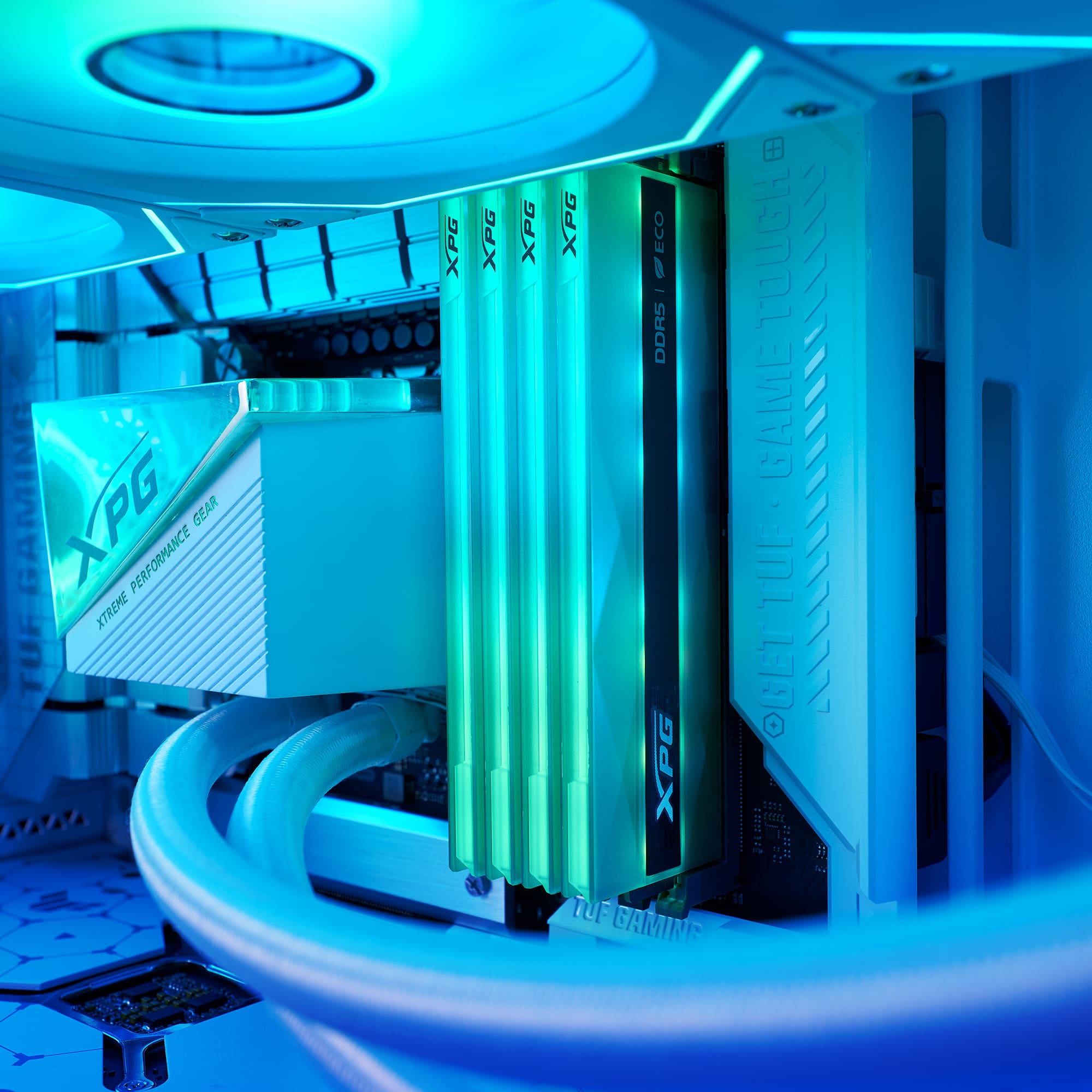 XPG LANCER NEON RGB 32GB (16GB*2) DDR5 RAM 8000 MHz CL38 - الذاكرة العشوائية