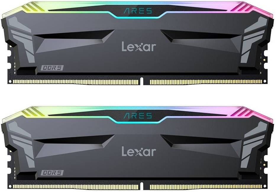 Lexar ARES RGB DDR4 RAM 16GB Kit (2x8GB) 3600MHz CL18 DDR4 Black - الذاكرة العشوائية