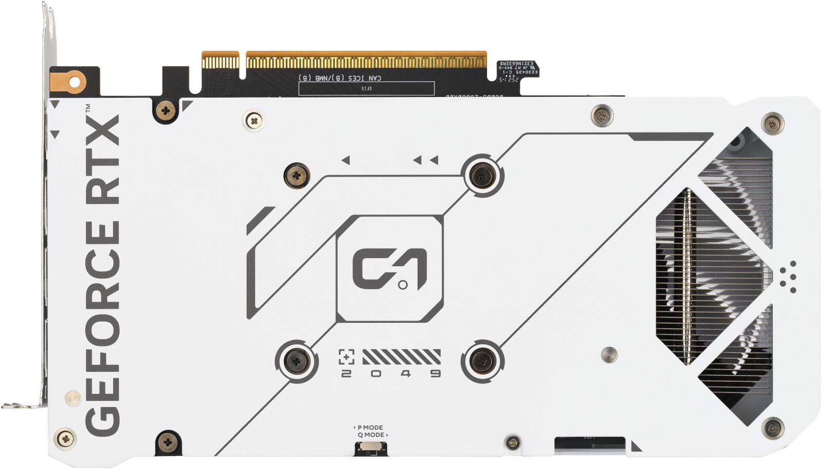 ASUS Dual GeForce RTX 5060 White OC Edition 8GB GDDR7 Graphics Card, 8GB GDDR7 128-Bit Memory, 2535MHz Boost Clock, 28 Gbps Memory Speed, 3840 CUDA Cores, PCI Express 5.0, White - كرت شاشه أبيض