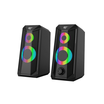 HAVIT GAMENOTE SK202 Stereo electronic sports speaker RGB - مكبر صوت آر جي بي