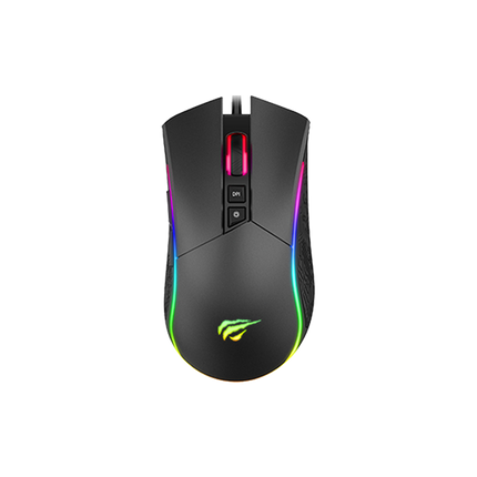 Havit MS1001s Gaming Mouse RGB Black - موس أر جي بي سوداء