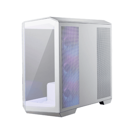 MSI MAG Pano M100R PZ Micro-ATX Tempered Glass Mid Tower Case - White -كيس أبيض