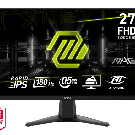 MSI MAG 275F 27inch Full HD IPS 180hz 0.5ms Gaming Monitor - Black - شاشه العاب