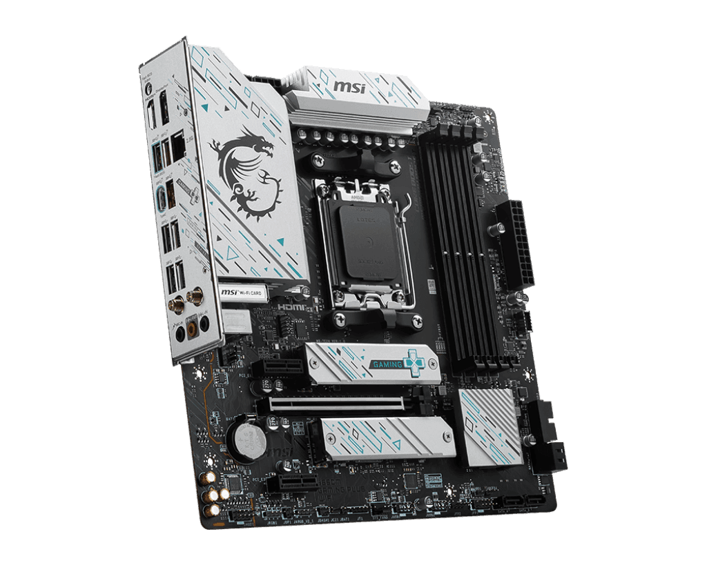 اللوحة الأم MSI B650M AM5 Micro ATX Gaming Plus WiFi - اللوحة الأم 