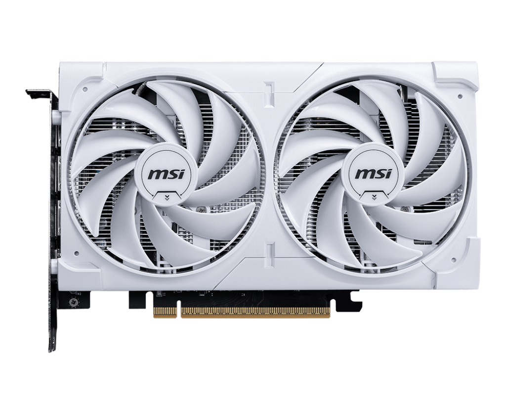 MSI GeForce RTX 5060 8G Ventus 2X OC Graphics Card GDDR7, PCIe 5.0, HDMI 2.1b, DisplayPort 2.1b, White - كرت شاشة