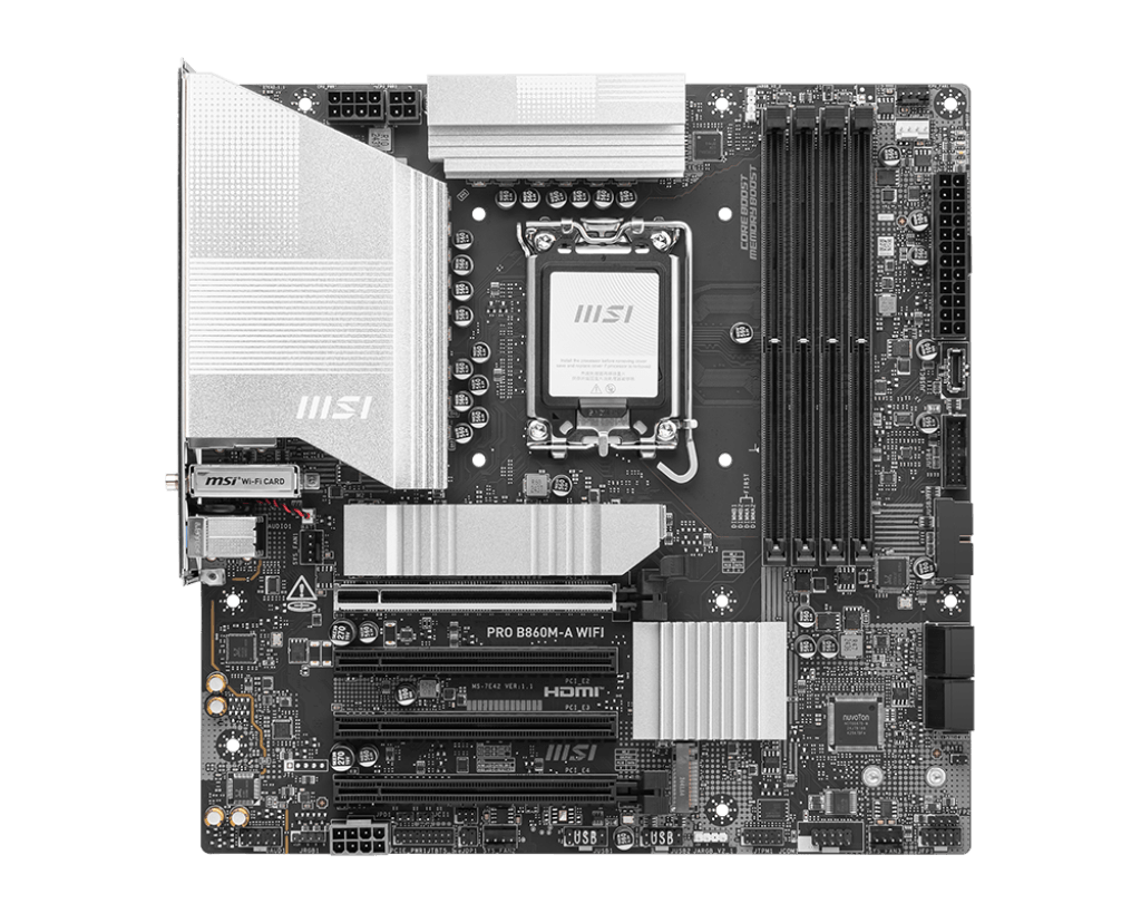 MSI PRO B860M-A WIFI7 DDR5 LGA 1851 socket Motherboard - اللوحة الام