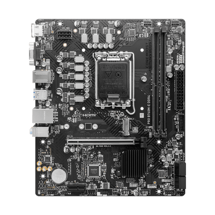 MSI PRO B760M-E DDR4, LGA 1700 Gaming Motherboard - اللوحة الام