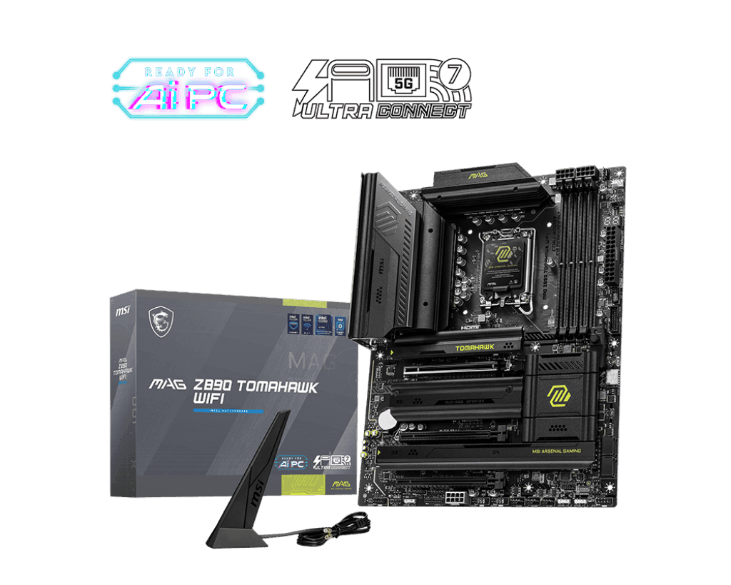 MSI MAG Z890 TOMAHAWK WIFI Motherboard - اللوحة الام MSI MAG Z890 TOMAHAWK WIFI Motherboard - اللوحة الام
