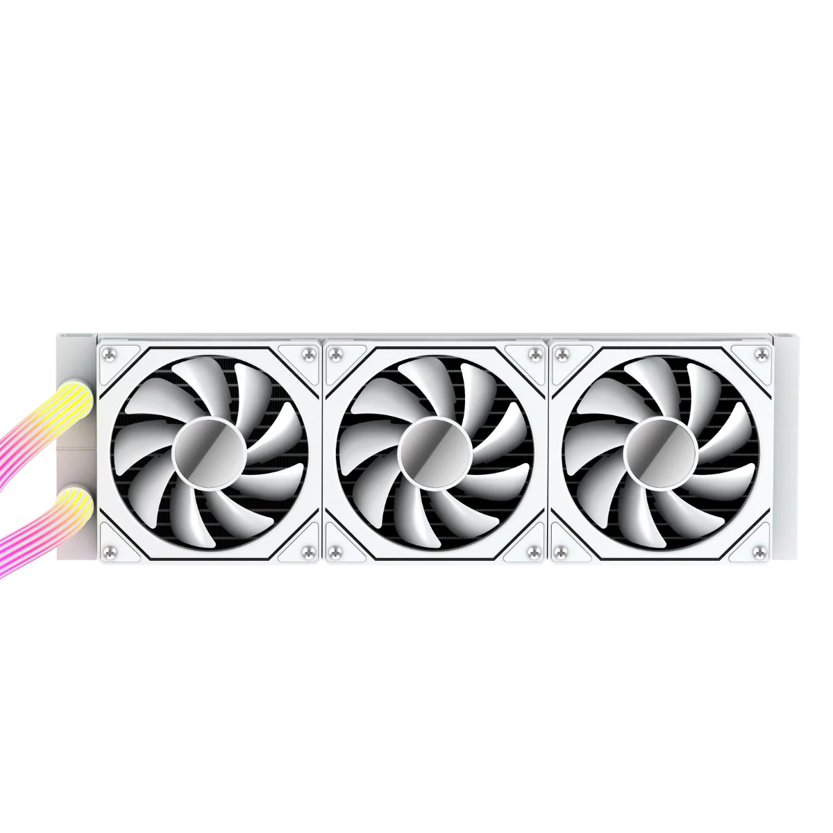 GAMEON KRAKEN N360 LCD Display Liquid CPU Cooler 360mm With ARGB Tube  White - مبرد مائي مع شاشه