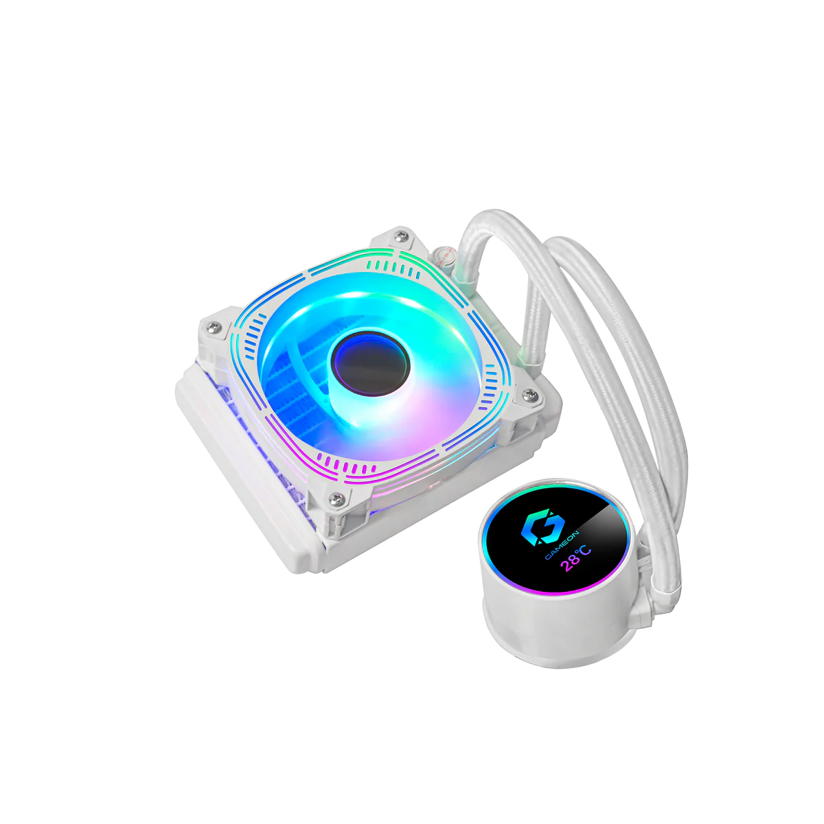 GAMEON - TUPOLEV II 120mm Liquid CPU Cooler - White - مبرد