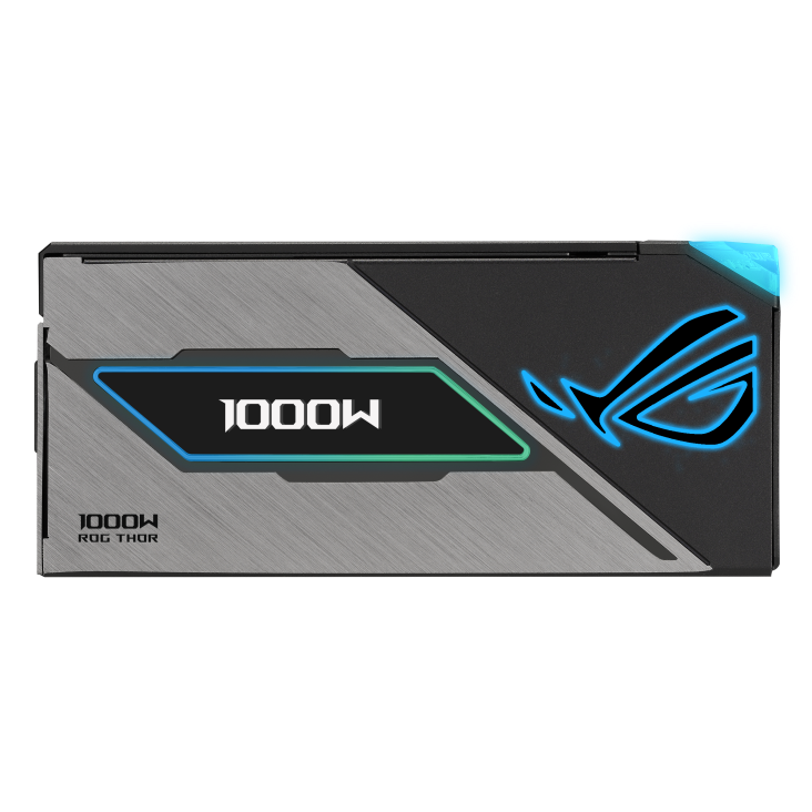 ASUS ROG THOR 1000 Platinum 3 GAMING Power Supply (80 Plus Platinum Certified, ATX 3.1, Magnetic OLED Display, Turbo Mode) - مزود الطاقة