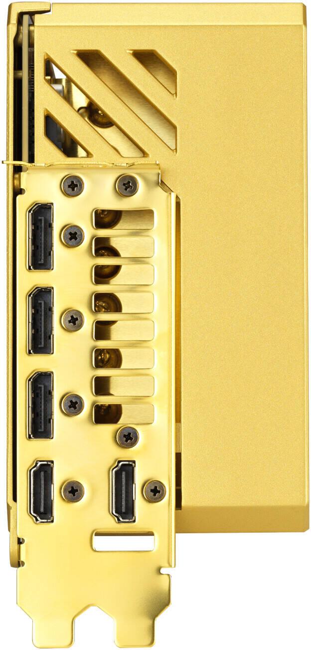 Asus ROG Astral Dhahab Edition GeForce RTX 5090 32GB OC GDDR7 Graphics Card - Dhahab Edition -6.5G GOLD -   كرت الشاشة مطلى بل ذهب