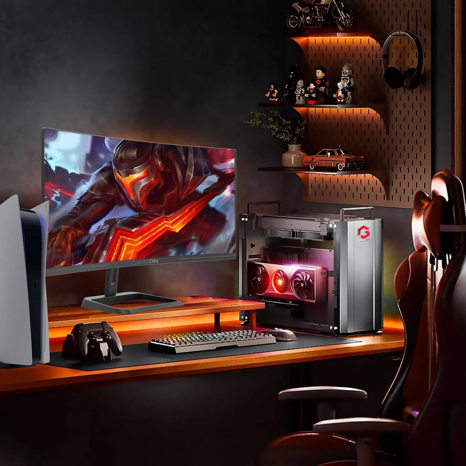 GAMEON GOC34WQHD100VA Curved Gaming Monitor 2K 100Hz34