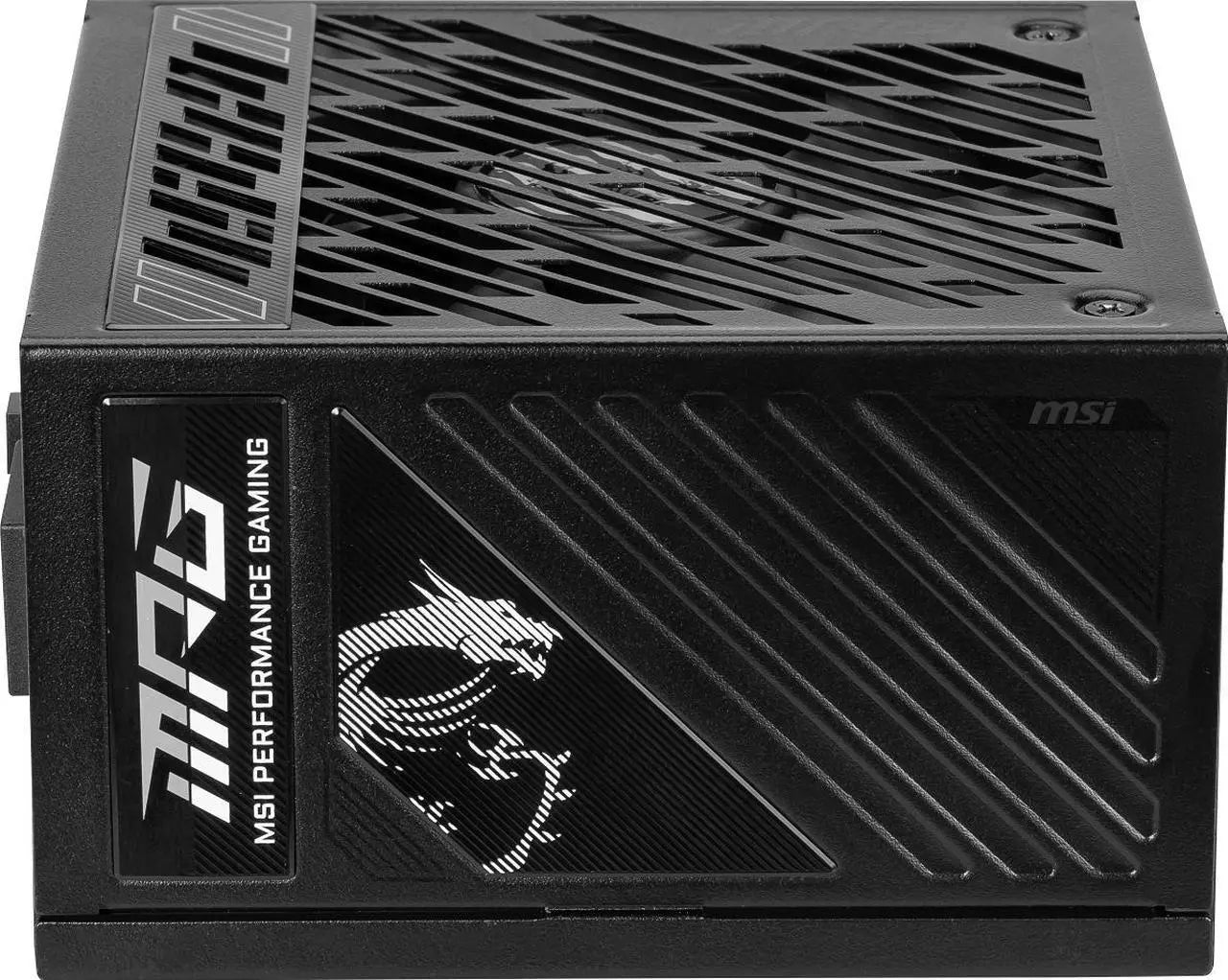 MSI MPG A1250GS PCIE5, Fully Modular Gaming 1250W Power Supply, 80+ Gold, Dual 12V-2x6 Cables, Server-grade Capacitor, ATX 3.1 & PCIe 5.1 Ready, Low-Noise, Semi Digital - مزود طاقه