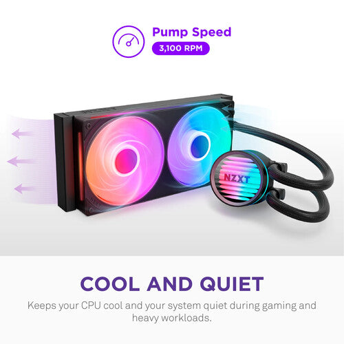 NZXT Kraken Core 360 RGB - AIO CPU Liquid Cooler - مبرد