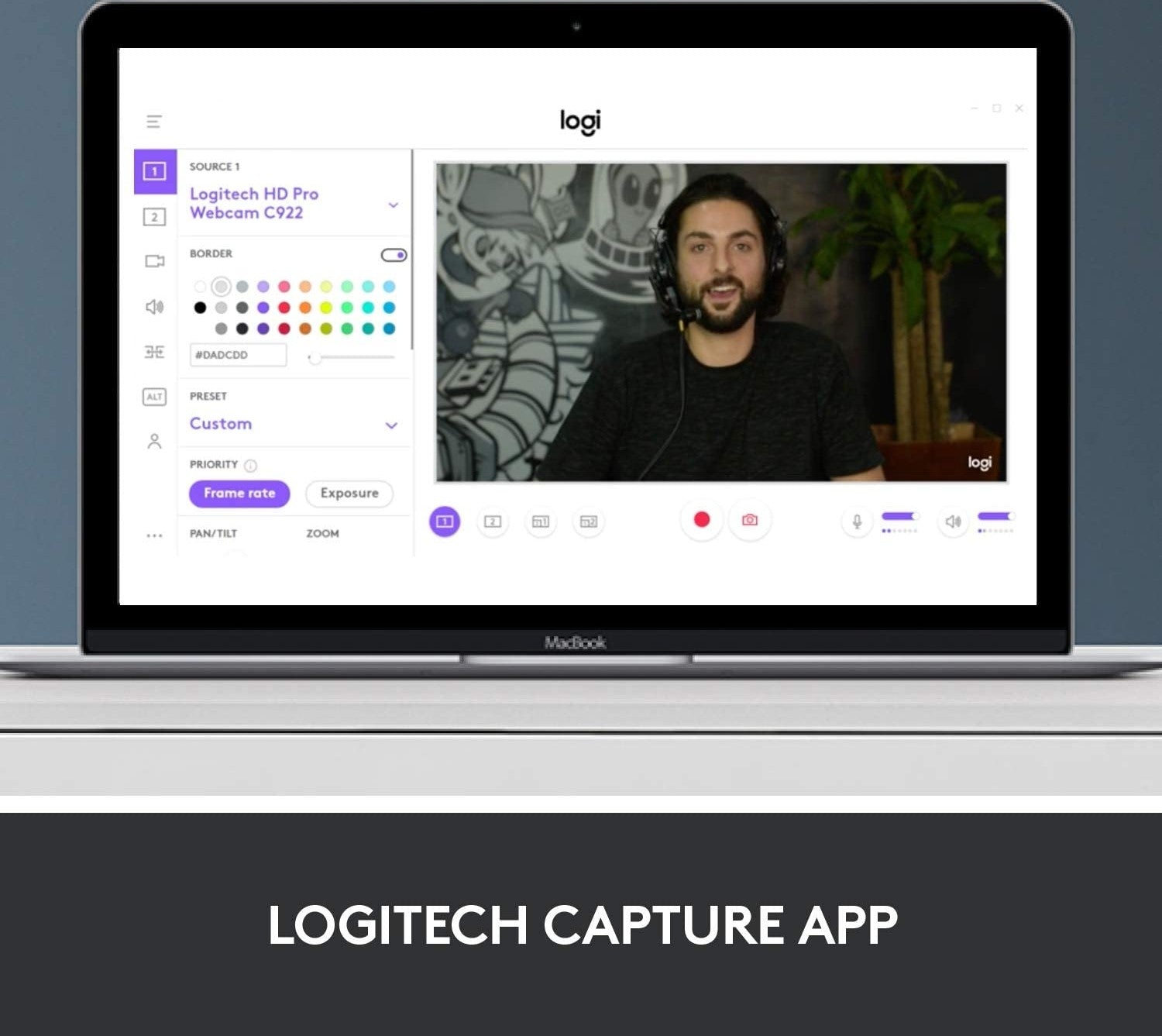 Logitech C920 HD Pro Webcam 1080p Full HD Video Calling & Streaming - كاميرا لوجيتك