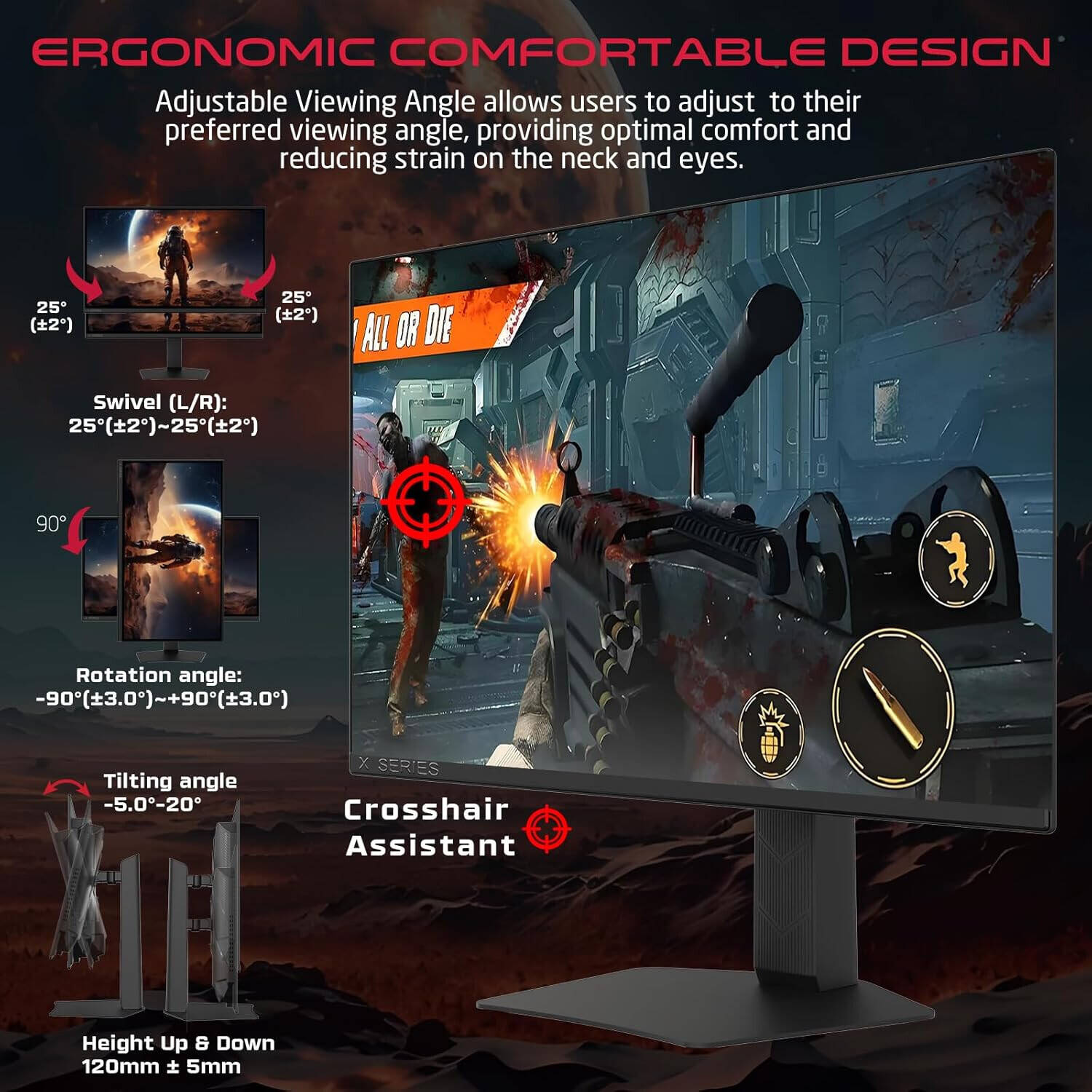 GAMEON GO27QDOLD280 Gaming Monitor 27