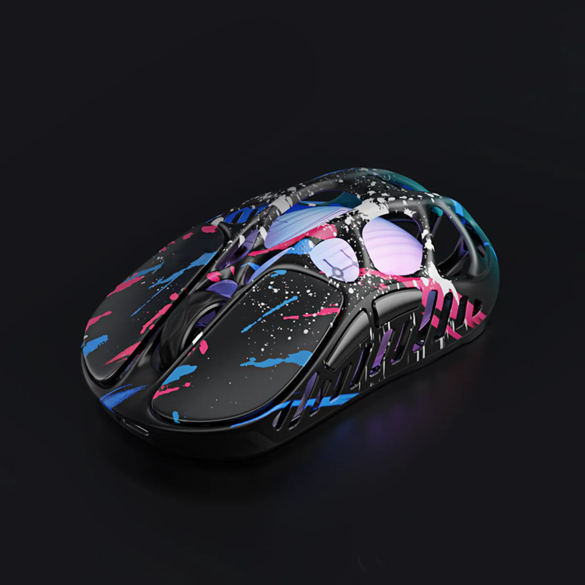 GravaStar Mercury X Pro Wireless Gaming Mouse GM+8K – Neon Graffiti Special Edition - ماوس قيمينغ احترافي