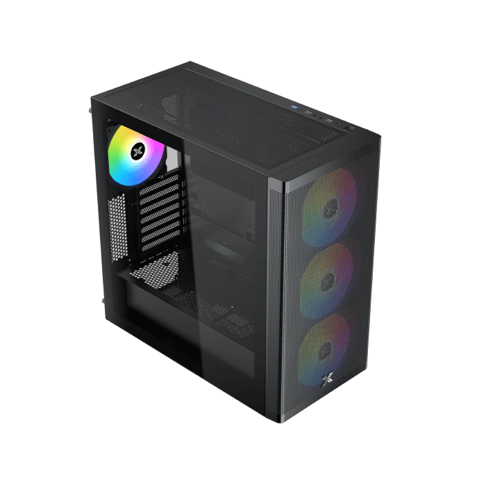 Xigmatek Osiris E-ATX Mid Tower PC Case With 4x 120mm ARGB Fans -كيس كمبيوتر