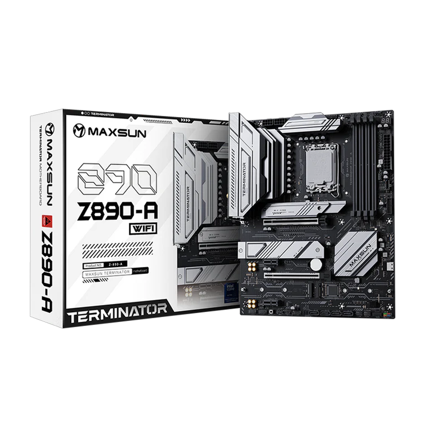 MAXSUN Terminator Z890-A WIFI DDR5 LGA 1851 ATX Intel Gaming Motherboard - اللوحة الأم