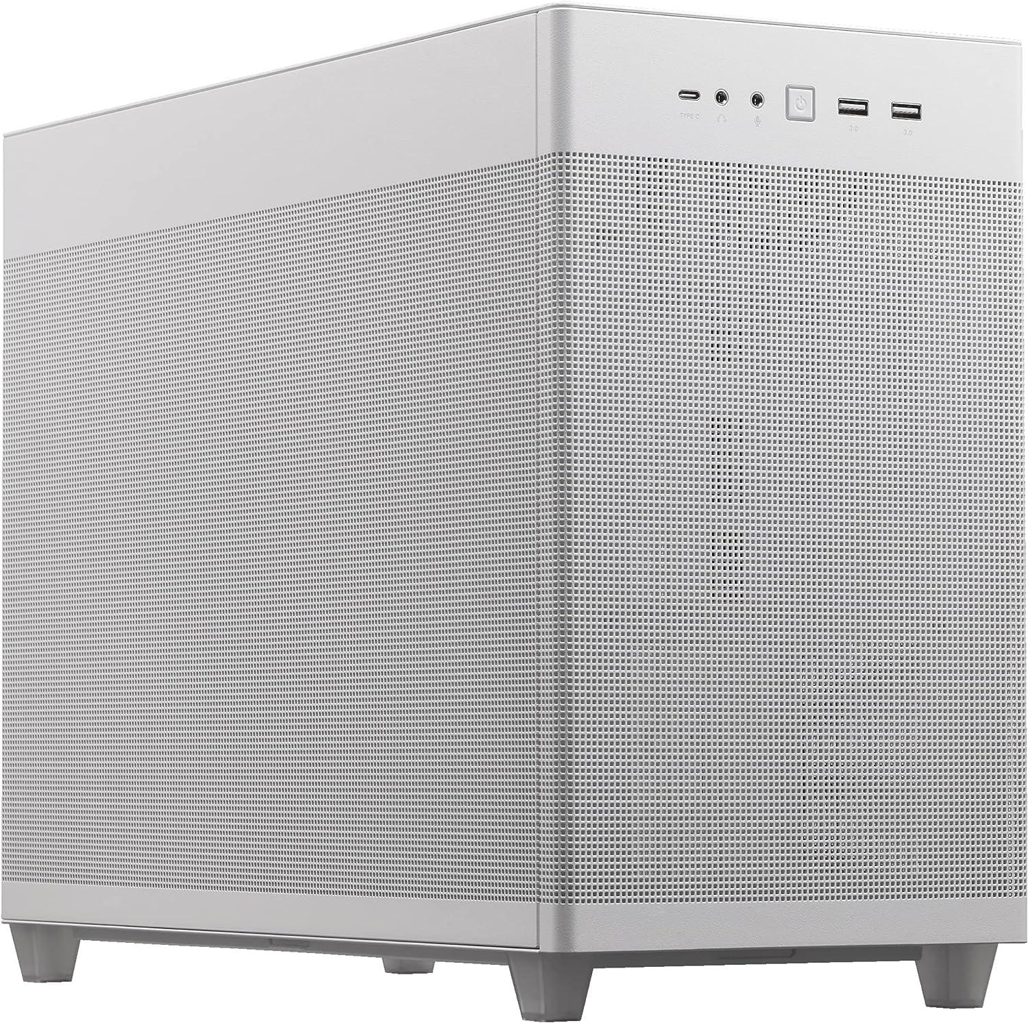 ASUS Prime AP201 mATX Small Tower PC Case WHITE - كيس أبيض ASUS Prime AP201 mATX Small Tower PC Case WHITE - كيس أبيض