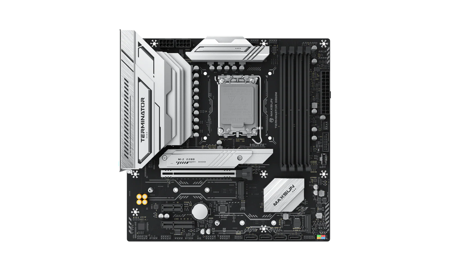 MAXSUN Terminator B860M WIFI DDR5 LGA 1851 M-ATX Intel Motherboard - اللوحة الأم