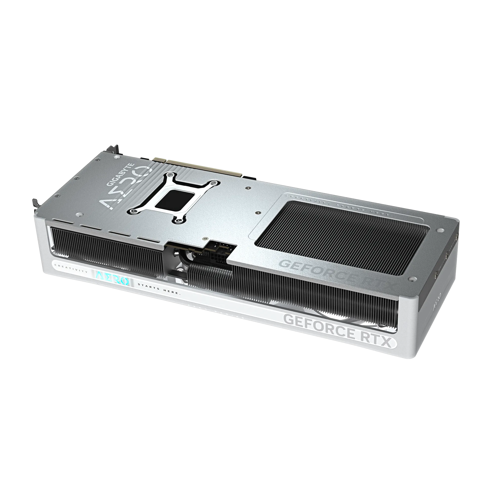 GIGABYTE GeForce RTX 5070 AERO OC 12G Graphics Card, 12GB 192-bit GDDR7, PCIe 5.0 - White - كرت شاشه أبيض