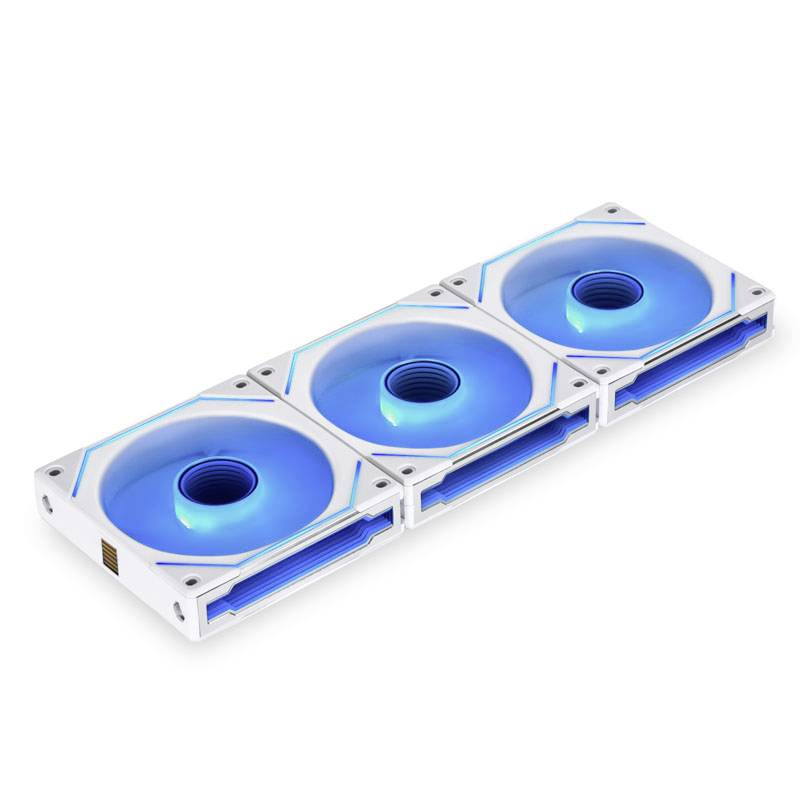 Lian Li SL-INFINITY 120 White 3 Fans Computer case White - مرواح تبريد بيضاء Lian Li SL-INFINITY 120 White 3 Fans Computer case White - مرواح تبريد بيضاء