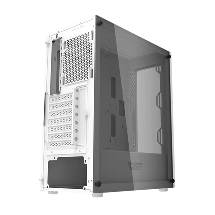 Darkflash DK352 PLUS Luxury ATX/MATX/ITX Gaming case With Pre-Installed 4 ARGB Fans - white - كيس