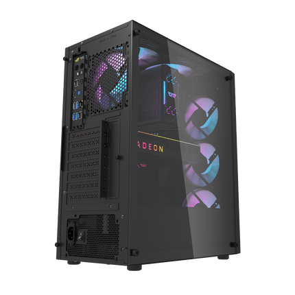 Darkflash DK351 ATX/M-ATX/ITX Gaming PC Case Black With Pre-installed 4 ARGB Case Fans - كيس