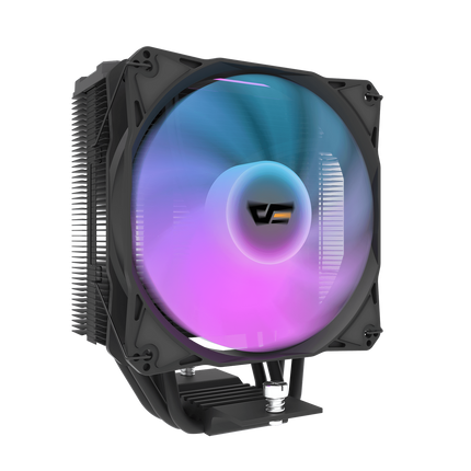 Darkflash Storm Z4 Pro Mist Tower CPU Cooler Black 120mm ARGB Air Cooler - مبرد هوائي