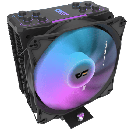 Darkflash Storm Z4 Pro Mist Tower CPU Cooler Black 120mm ARGB Air Cooler - مبرد هوائي