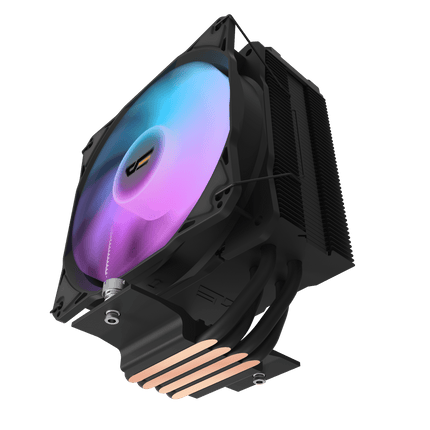 Darkflash Storm Z4 Pro Mist Tower CPU Cooler Black 120mm ARGB Air Cooler - مبرد هوائي