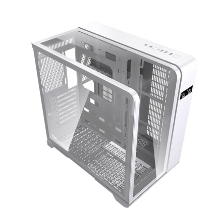 DARKFLASH L280 ATX Case Dual Digital Display Screen - White - كيس