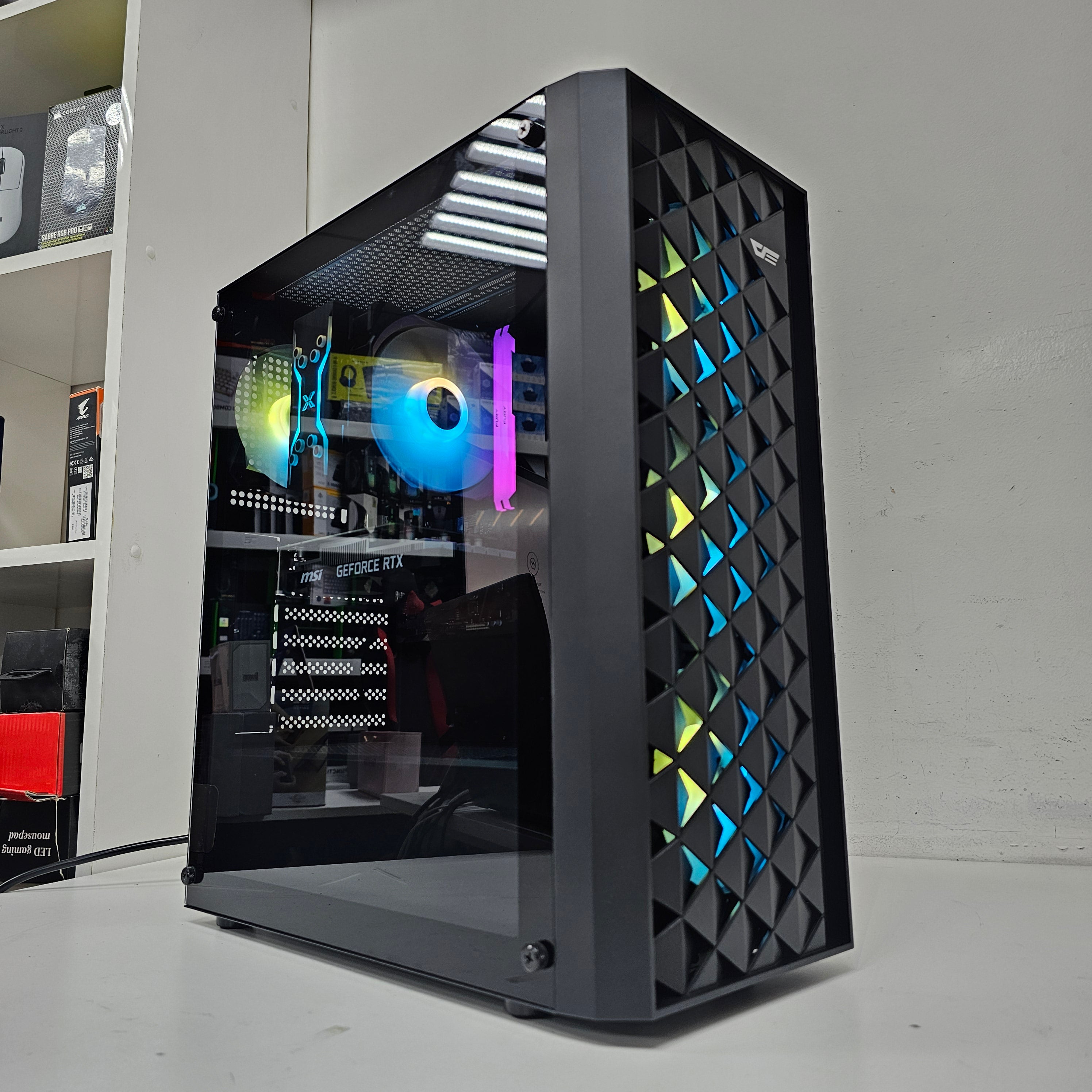 GAMING PC BLACK 1 - RTX 3050 Gaming OC 6GB - i5-13400F - بي سي ألعاب