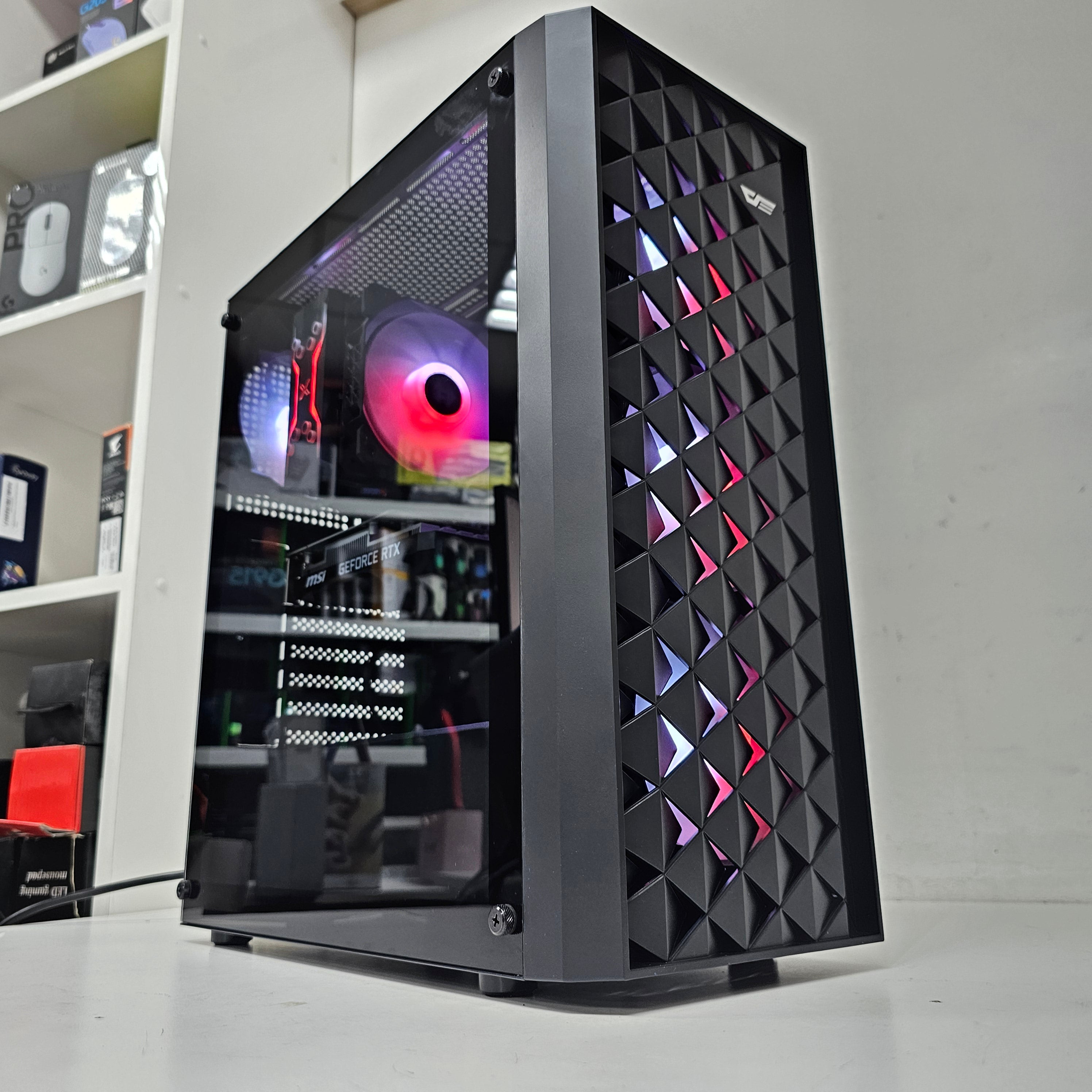 GAMING PC BLACK 1 - RTX 3050 Gaming OC 6GB - i5-13400F - بي سي ألعاب