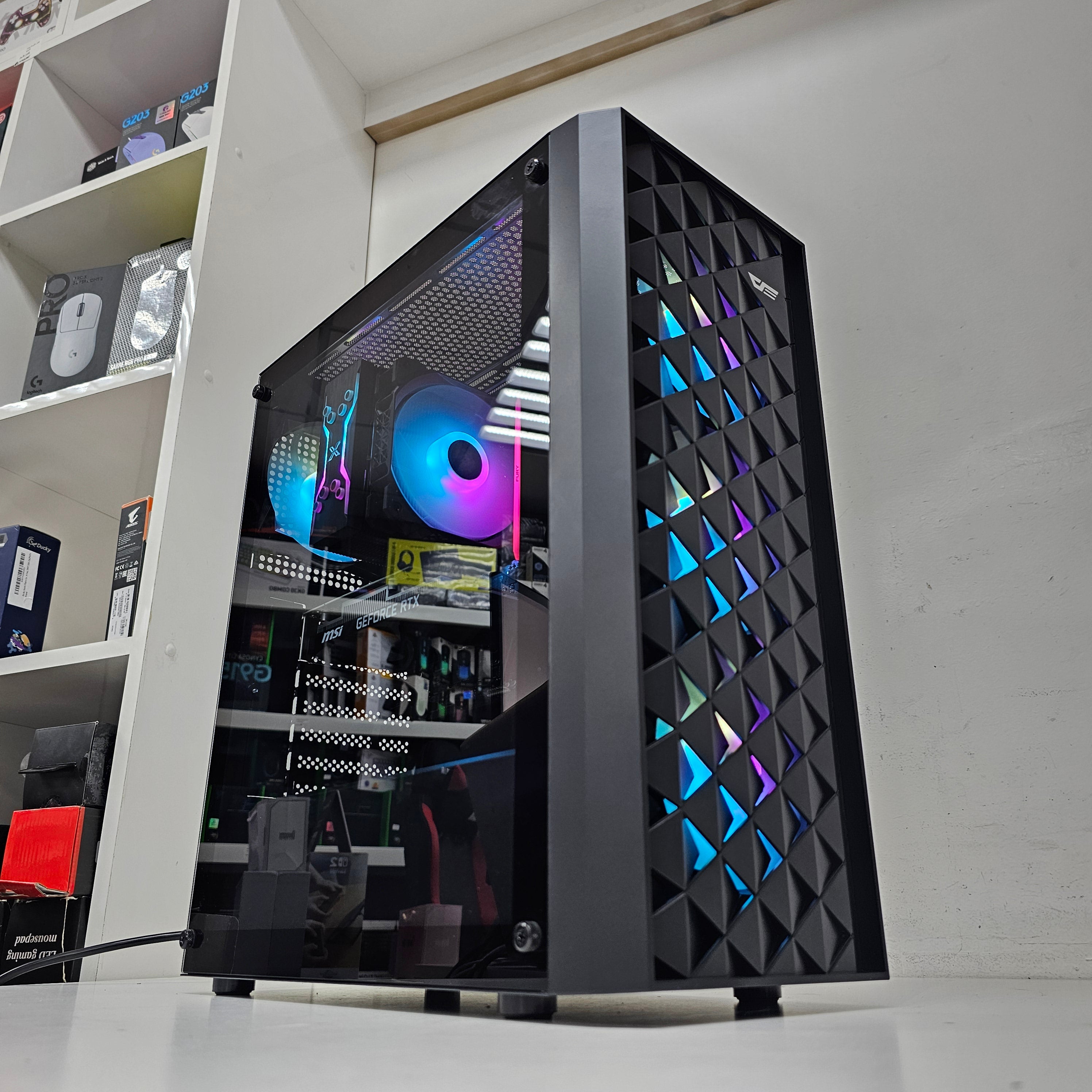 GAMING PC BLACK 1 - RTX 3050 Gaming OC 6GB - i5-13400F - بي سي ألعاب