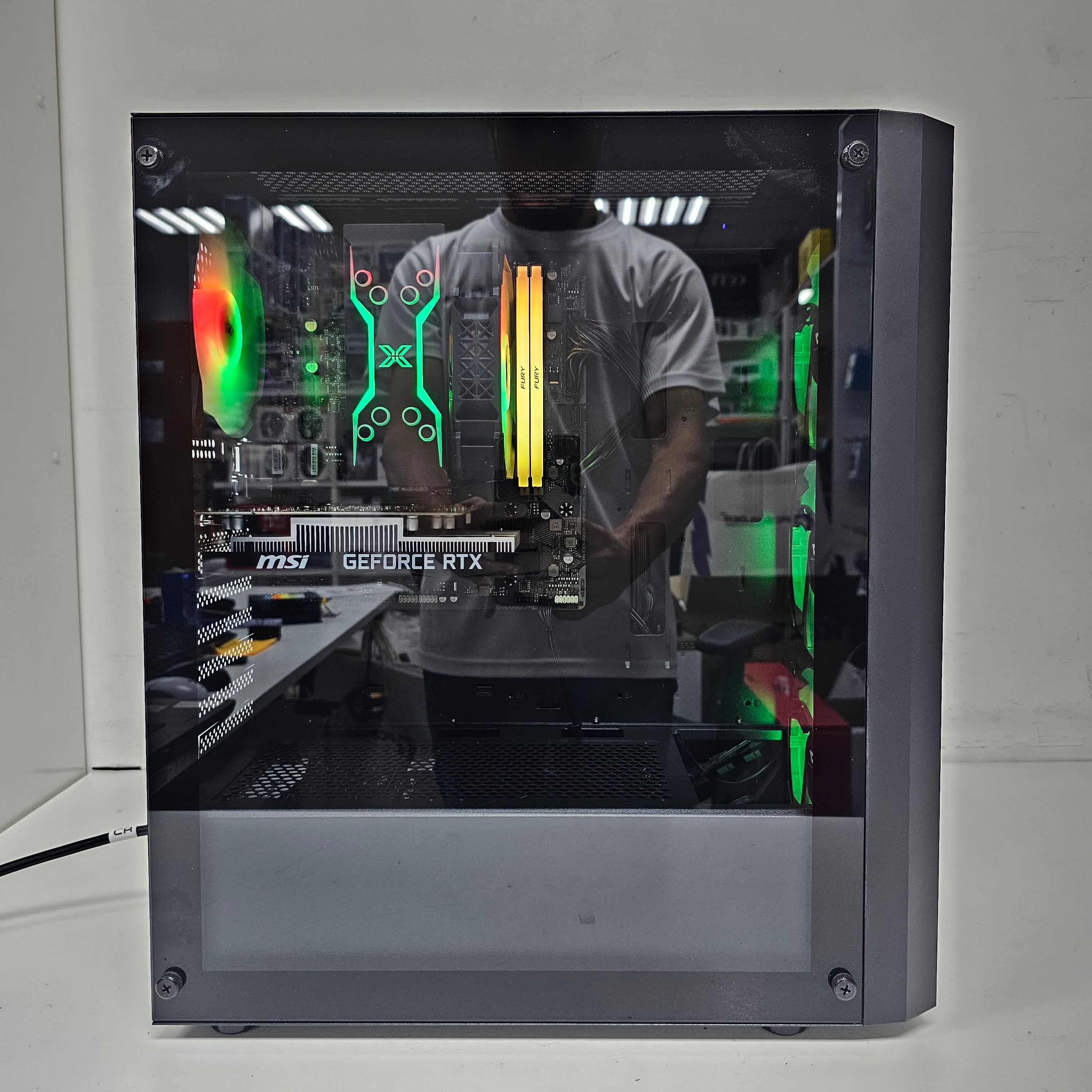 GAMING PC BLACK 1 - RTX 3050 Gaming OC 6GB - i5-13400F - بي سي ألعاب