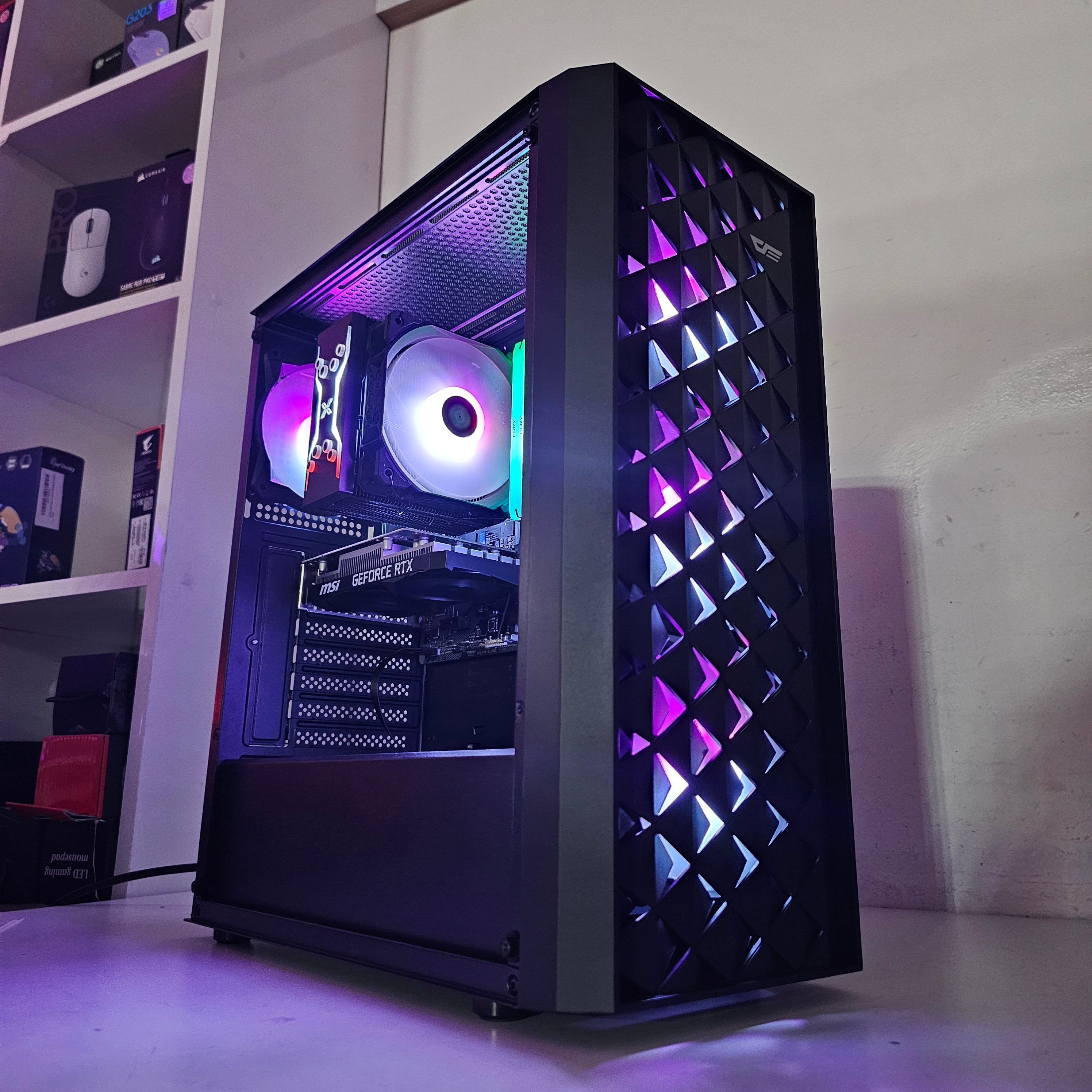 GAMING PC BLACK 1 - RTX 3050 Gaming OC 6GB - i5-13400F - بي سي ألعاب