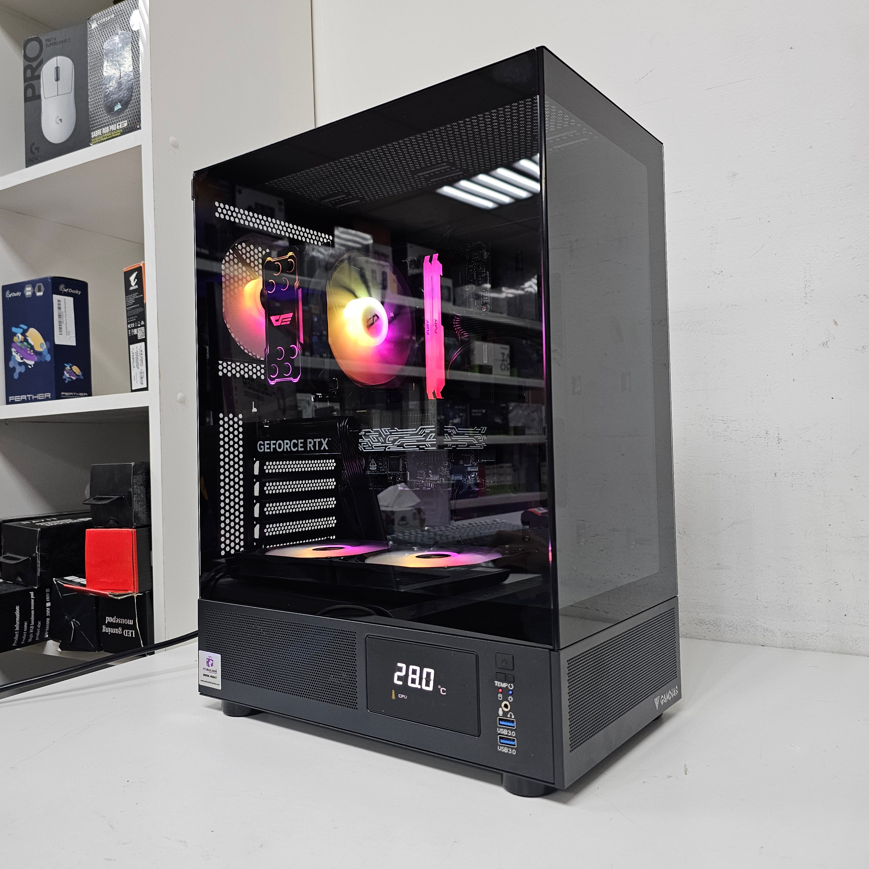 MID GAMING PC BLACK 2 - RTX 5050 CLICK OC 8GB - i5-13400F - بي سي ألعاب متوسط