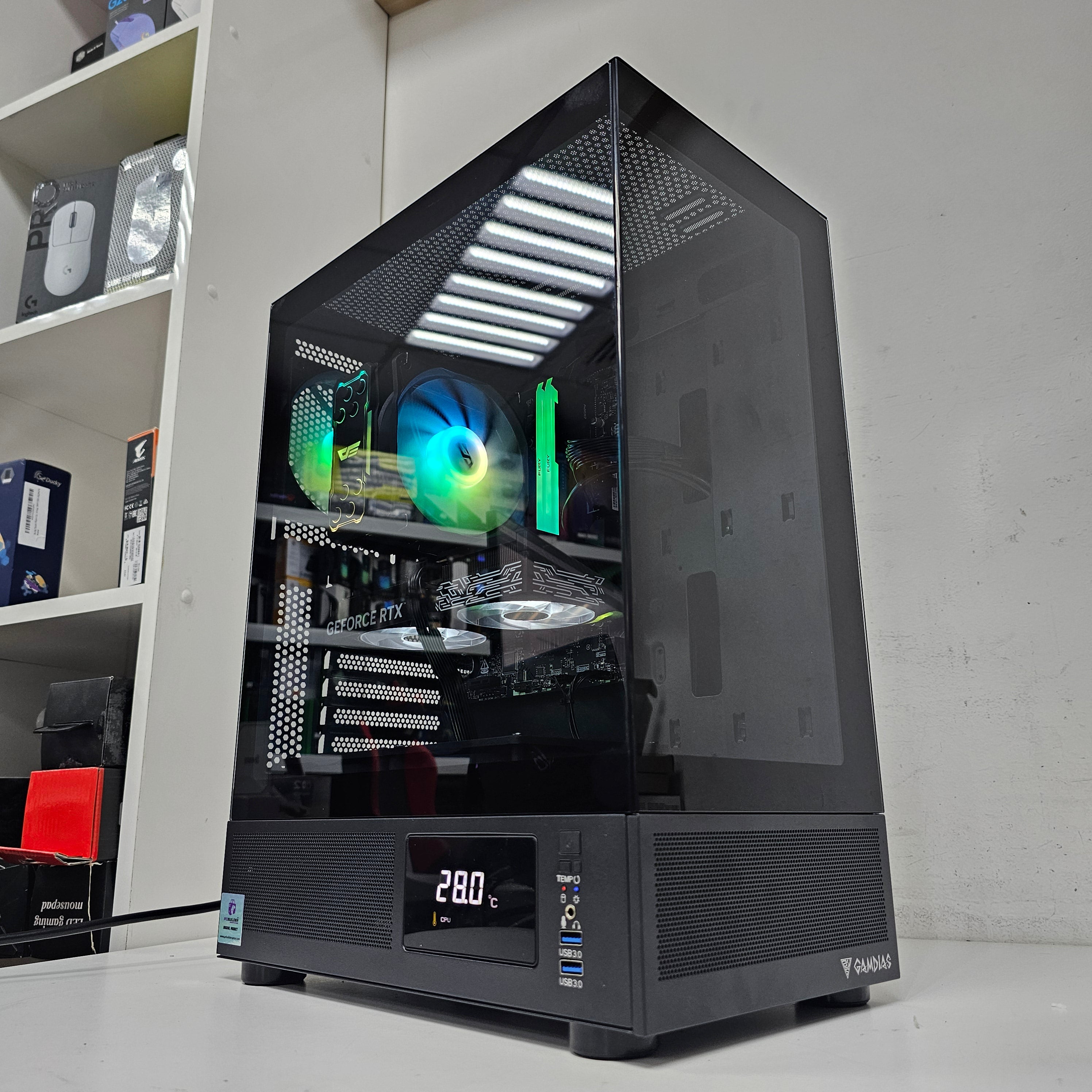 MID GAMING PC BLACK 2 - RTX 5050 CLICK OC 8GB - i5-13400F - بي سي ألعاب متوسط